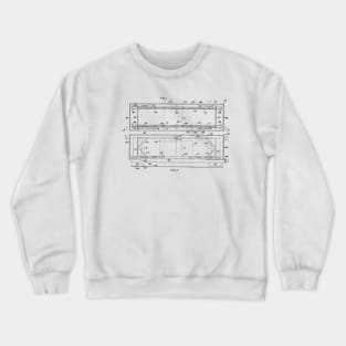 Cushioned Cargo Supporting Structure Vintage Patent Hand Drawing Crewneck Sweatshirt